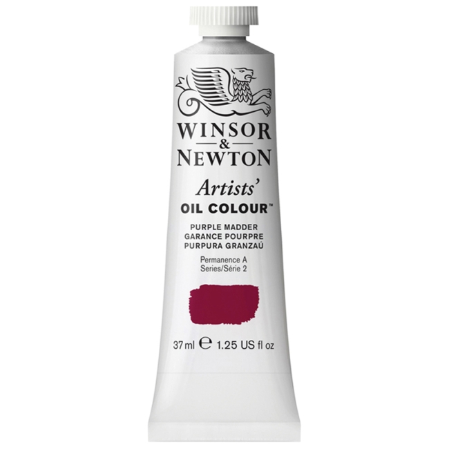 Краска масляная профессиональная Winsor&Newton "Artists Oil", 37мл, пурпурная марена