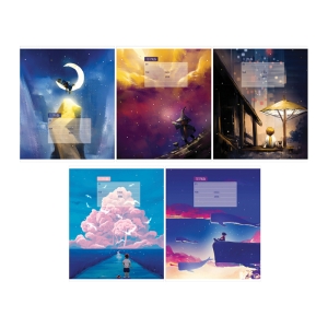 Тетрадь 18л., клетка ArtSpace "Рисунки. Сказочный мир"