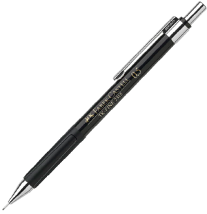 Карандаш механический Faber-Castell "TK-Fine 2315", HB, 0,5мм, черный корпус