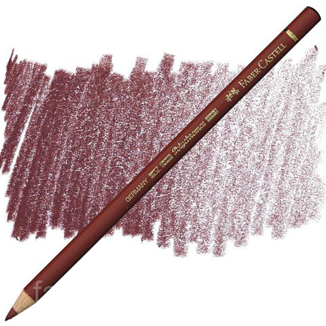Карандаш художественный Faber-Castell "Polychromos", цвет 192 индийский красный