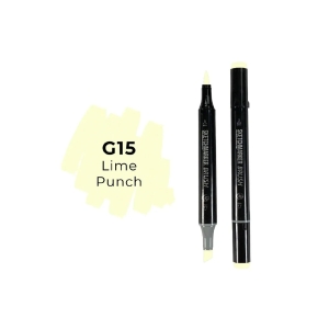 Маркер SKETCHMARKER Brush двухсторонний на спирт.основе цв.G15 Лаймовый пунш Маркер SKETCHMARKER Brush двухсторонний на спирт.основе цв.G15 Лаймовый пунш