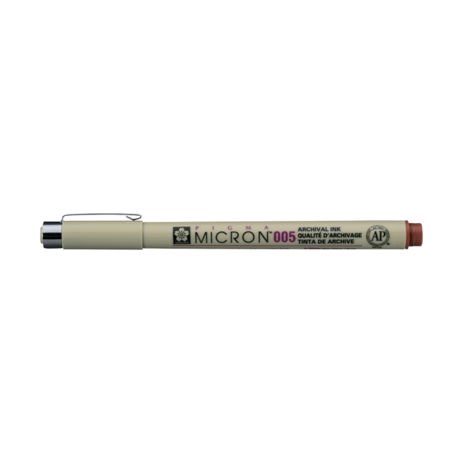 Ручка капиллярная Pigma Micron 0.2мм Коричневый