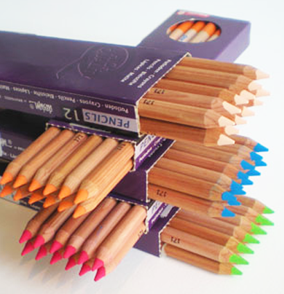 Пастельные карандаши Pastel Design Bruynzeel набор 48 цвета в выдвижном кейсе купить в магазине для художников ArtCraft.Space с доставкой по РФ и СНГ