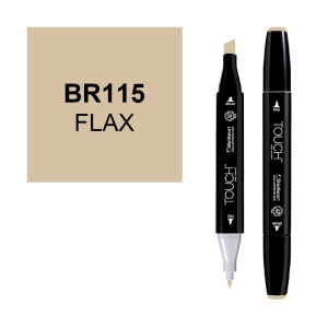 Маркер двухсторонний спиртовой TOUCH TWIN Br115 Льняной Маркер двухсторонний спиртовой TOUCH TWIN Br115 Льняной