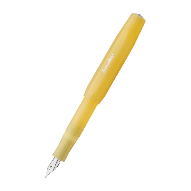 Ручка перьевая KAWECO FROSTED Sport EF 0.5мм корпус банановый