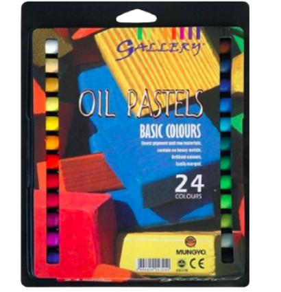 Пастель Mungyo Gallery Oil Pastel масляная круглая 24 цвета (основные) в блистере купить в художественном магазине ArtCraft.Space с доставкой по всему миру