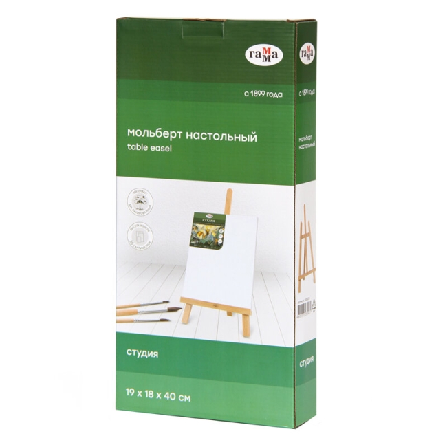 Мольберт настольный Гамма "Студия", 19*18*40см, бук