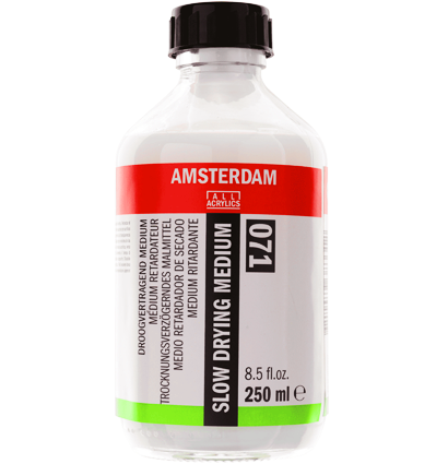 Медиум для акрила Amsterdam Slow Drying Medium 071 для замедления высыхания во флаконе 250 мл купить в художественном магазине ArtCraft.Space с доставкой по РФ и СНГ
