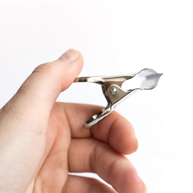 Зажимы для бумаги Малевичъ металлические 6 штук размер 75 мм купить в магазине ArtCraft.Space с доставкой по всему миру