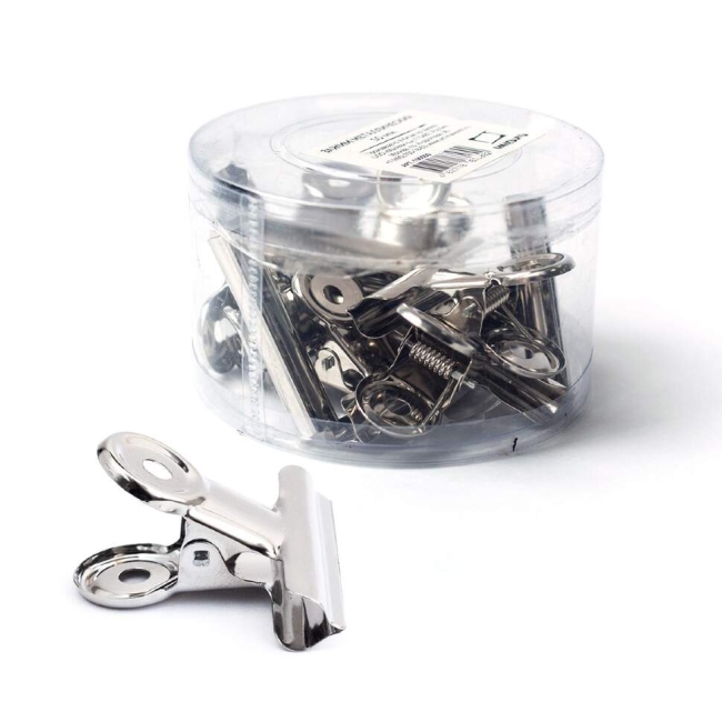 Зажимы для бумаги Малевичъ металлические 6 штук размер 75 мм купить в магазине ArtCraft.Space с доставкой по всему миру