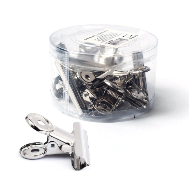 Зажимы для бумаги Малевичъ металлические набор 6 штук размер 75 мм купить в художественном магазине ArtCraft.Space с доставкой по всему миру