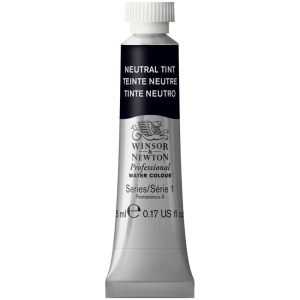 Акварель художественная, 5 мл, нейтральный серый