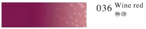 Пастель профессиональная сухая полутвёрдая квадратная цвет № 036 красный винный