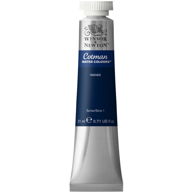 Акварель художественная Winsor&Newton "Cotman", 21мл, туба, индиго