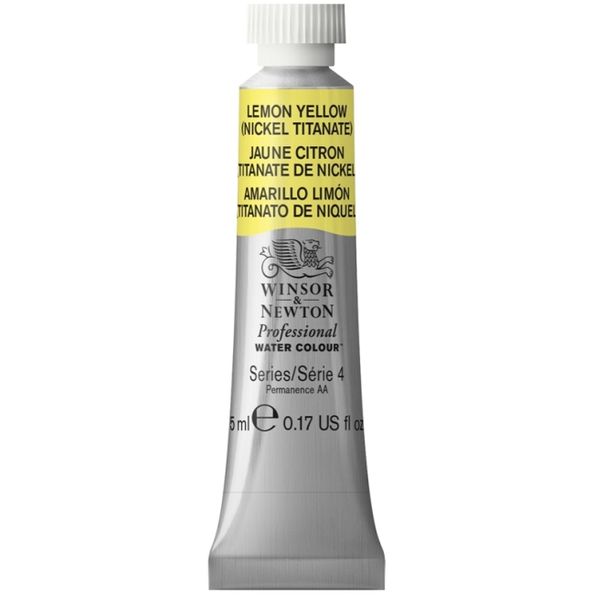 Акварель художественная Winsor&Newton "Professional", 5мл, туба, сер.4 №347 желтый лимонный имитация