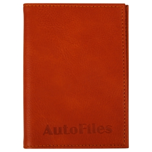 Обложка для автодокументов + паспорт OfficeSpace "AutoFiles", экокожа, терракот