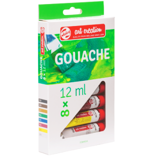 Набор гуаши Art Creation 8 цв*12мл,