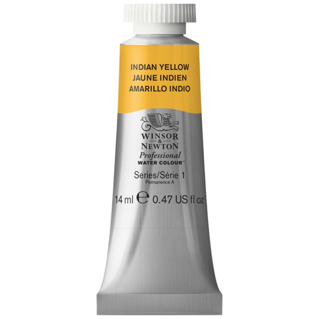 Акварель художественная Winsor&Newton "Professional", 14мл, туба, индийский желтый Акварель художественная Winsor&Newton "Professional", 14мл, туба, индийский желтый