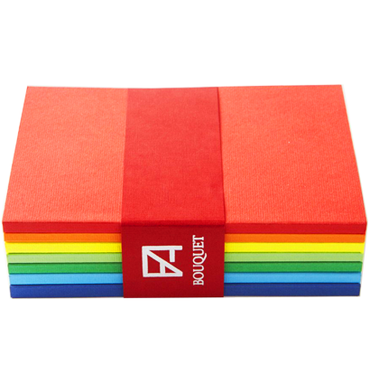 Набор блокнотов Fabriano Bouquet для рисования 7 штук А6 / 40 листов / 100 гм (разноцветные) с разной бумагой купить в магазине для художников ArtCraft.Space с доставкой по РФ и СНГ