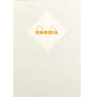 Блокнот Rhodia HERITAGE, А5, кремовый chevrons, мягкая обложка, клетка, 32л, кремовый, 90г/м2, сшивк, Блокнот Rhodia HERITAGE, А5, кремовый chevrons, мягкая обложка, клетка, 32л, кремовый, 90г/м2, сшивк,
