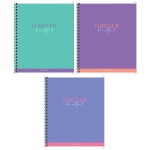 Тетрадь 96л., А5, клетка на гребне ArtSpace "Моноколор. Forever beautiful"