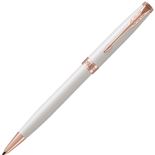 Ручка шариковая Parker Sonnet Pearl Lacquer PGT 1 мм черные чернила, подарочная упаковка купить в магазине ArtCraft.Space