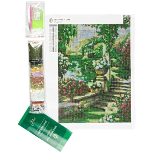 Алмазная мозаика Greenwich Line "Сказочный парк", 30*40см, холст, европодвес