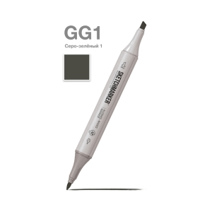 Маркер SKETCHMARKER двухсторонний на спирт.основе цв.GG1 Серо зеленый 1 Маркер SKETCHMARKER двухсторонний на спирт.основе цв.GG1 Серо зеленый 1