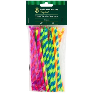 Материал декоративный Greenwich Line "Пушистая проволока", спираль, 150мм, 50шт.