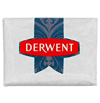 Мягкий ластик  - клячка для работы с интенсивностью карандаша Derwent Kneadable Eraser купить в магазине товаров для рисования ArtCraft.Space с доставкой по РФ и СНГ