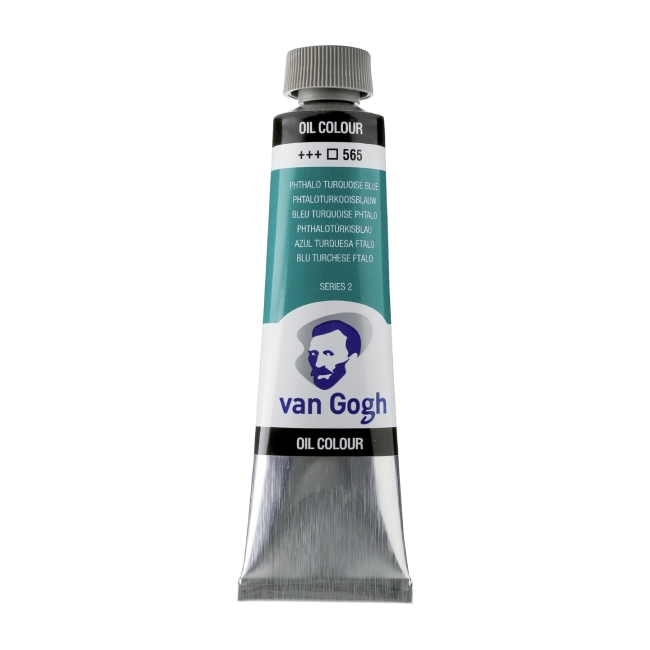 Краска масляная Van Gogh туба 40мл №565 Бирюзовый фталоцианин