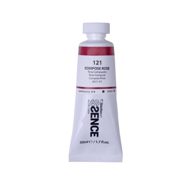 Краска акриловая ShinHan Ssence туба 50мл №121 Розовый Роза ветров Краска акриловая ShinHan Ssence туба 50мл №121 Розовый Роза ветров