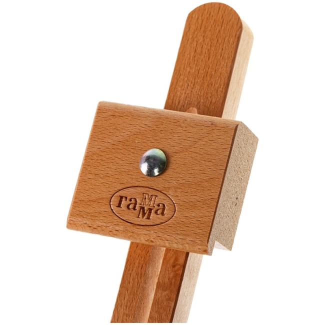 Мольберт настольный "Московская палитра" Гамма для холста 63 см деревянный из бука купить в художественном магазине ArtCraft.Space с доставкой по РФ и СНГ