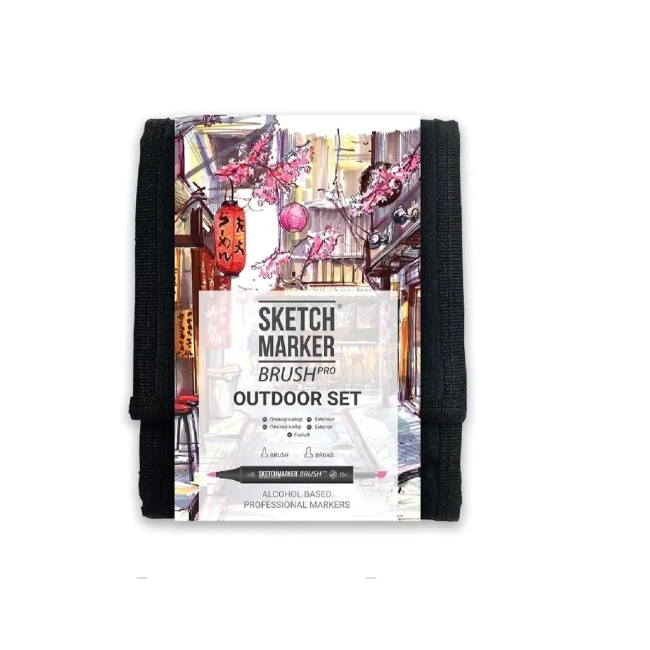 Набор маркеров SKETCHMARKER Brush Outdoor Set 12шт