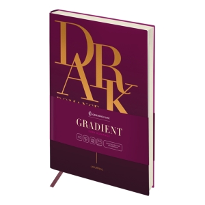 Ежедневник недатированный, А5, 136л., кожзам, Greenwich Line "Gradient. Dark romance", тон. блок