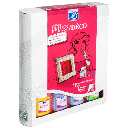 Набор акриловых красок Miss Deco LeFranc&Bourgeois 6 цветов, матовые купить в художественном магазине ArtCraft.Space с доставкой