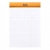 Ежедневник Rhodia Basics 80г/кв.м 14,8х21см микроперфорация линейка 80л мягкая обложка оранжевый