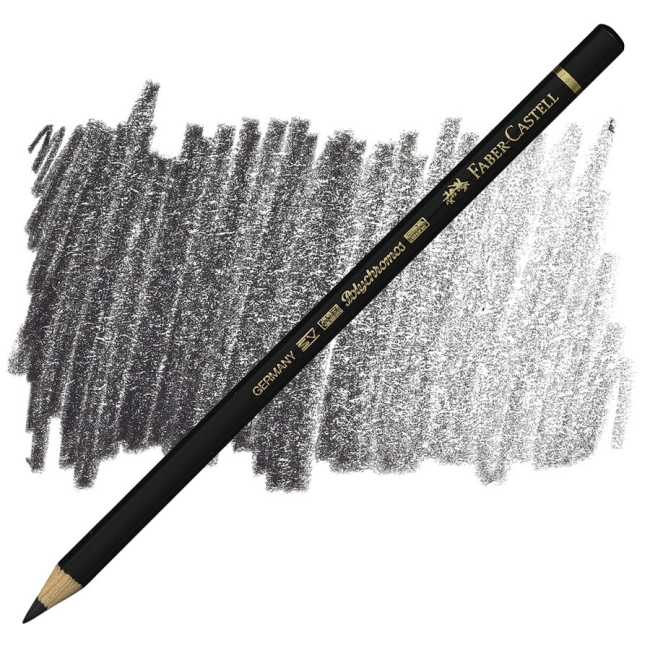 Карандаш художественный Faber-Castell "Polychromos", цвет 199 черный