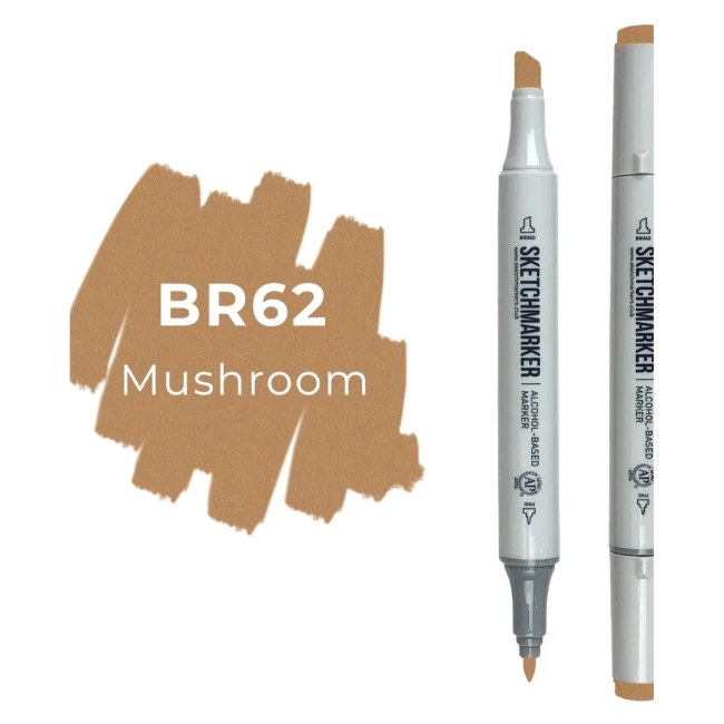 Маркер SKETCHMARKER двухсторонний на спирт.основе цв.BR62 Гриб