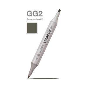 Маркер SKETCHMARKER двухсторонний на спирт.основе цв.GG2 Серо зеленый 2 Маркер SKETCHMARKER двухсторонний на спирт.основе цв.GG2 Серо зеленый 2