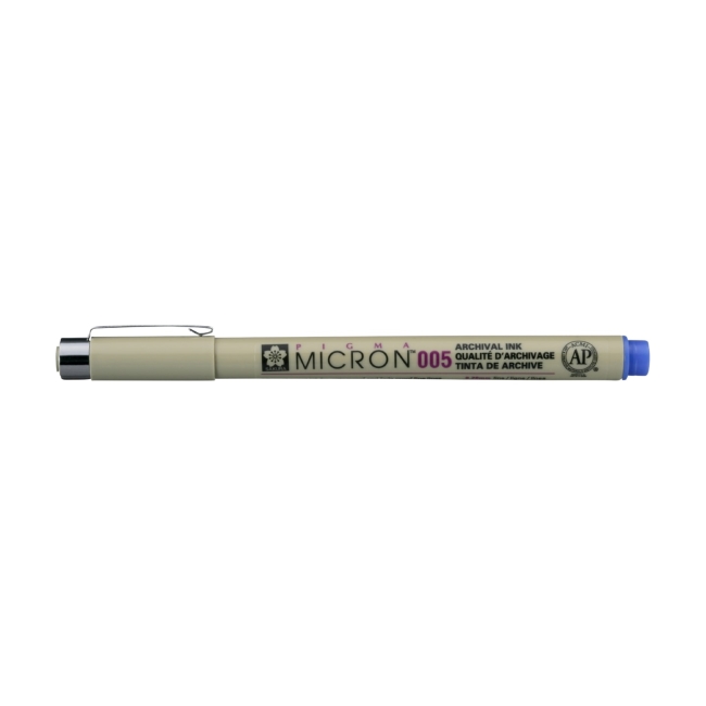 Ручка капиллярная Pigma Micron 0.2мм Синий