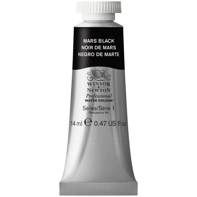 Акварель художественная Winsor&Newton "Professional", 14мл, туба, черный марс
