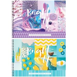 Альбом для рисования 48л., А4, на гребне ArtSpace "Стиль. Bright life"
