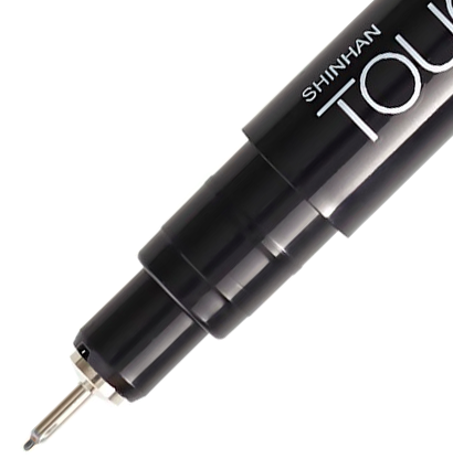 Набор серых линеров Touch Liner Cool Gray разной толщины + брашпен // 5 штук  купить в художественном магазине товаров для скетчинга ArtCraft.Space с доставкой по РФ и СНГ