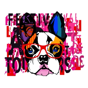 Картина по номерам на холсте ТРИ СОВЫ "Стильный французский бульдог", 30*40см, с акриловыми красками и кистями Картина по номерам на холсте ТРИ СОВЫ "Стильный французский бульдог", 30*40см, с акриловыми красками и кистями