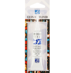 Контур по стеклу и керамике без обжига туба 20мл №023 Перламутровый белый,