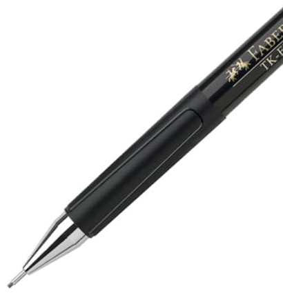 Карандаш механический Faber-Castell TK-Fine 2317 в черном корпусе с ластиком, грифель 0.7 мм HB купить в художественном магазине ArtCraft.Space с доставкой по РФ и СНГ Карандаш механический Faber-Castell TK-Fine 2317 в черном корпусе с ластиком, грифель 0.7 мм HB купить в художественном магазине ArtCraft.Space с доставкой по РФ и СНГ