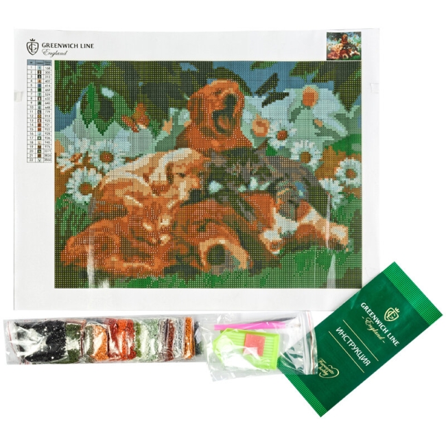 Алмазная мозаика на холсте набор "Сон на природе" Greenwich Line А3 купить в художественном магазине ArtCraft.Space Алмазная мозаика на холсте набор "Сон на природе" Greenwich Line А3 купить в художественном магазине ArtCraft.Space