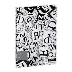 Папка с пружинным скоросшивателем Berlingo "Swift", 17мм, 600мкм, с рисунком, с внутр. карманом