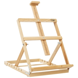 Мольберт настольный каркасный вертикальный Гамма "Студия", 33*40*46(68)см, бук